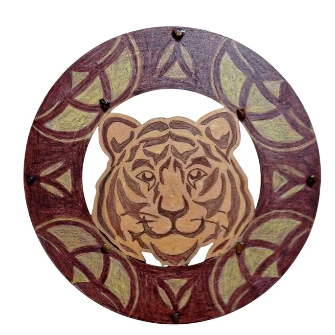 Mandala Animal de Poder Tigre