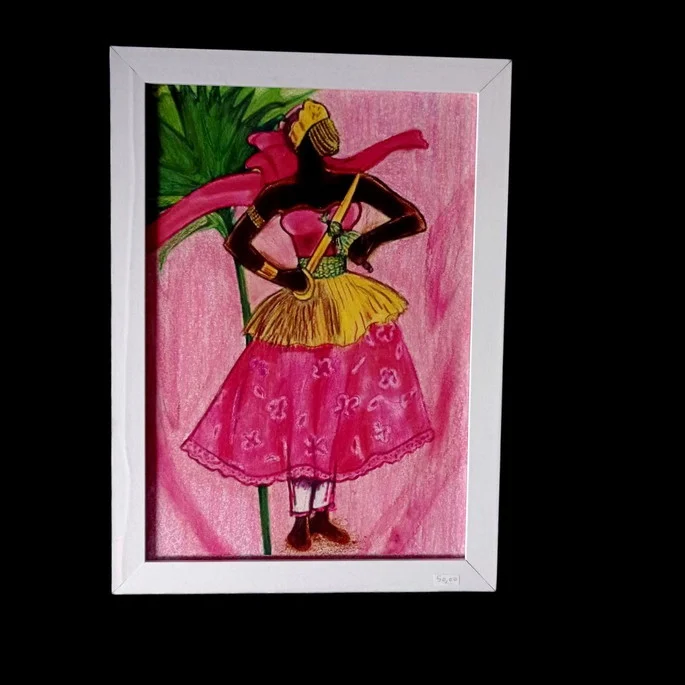 Orixás Oba Pintura Lápis de Cor