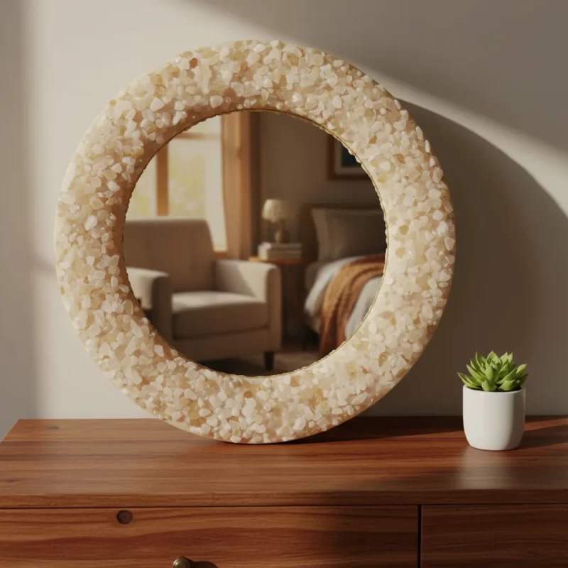 Espelho Citrino Alegria Medida 20 Cm