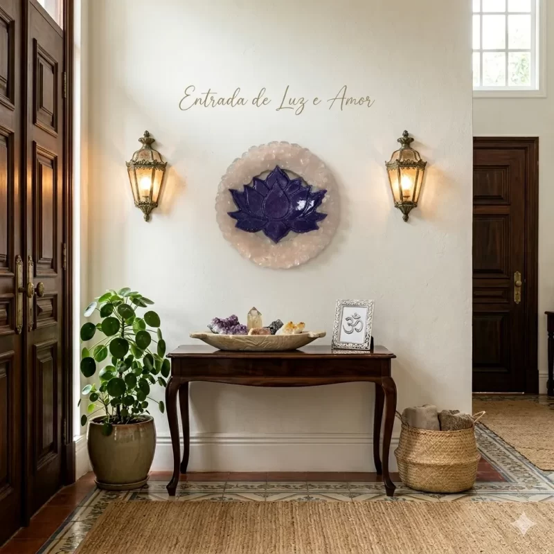 Flor De Lótus Artesanal 20 Cm