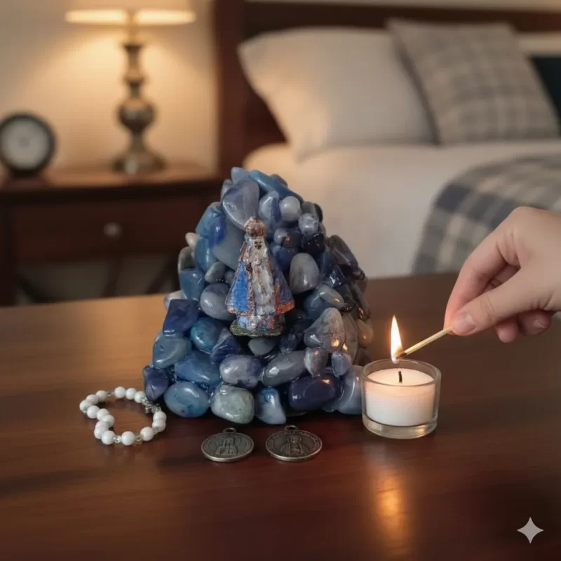 Gruta Aparecida Em Pedras Sodalita